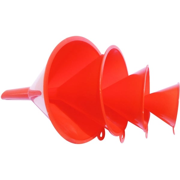 Entonnoir plastique diamètre 250 mm bec droit