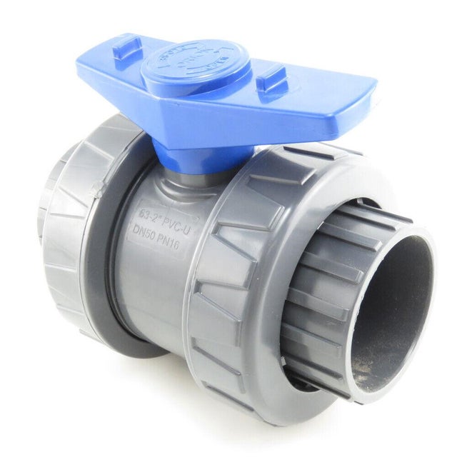 Vanne à Boisseau Sphérique PLASSON – PVC Pression à Coller, Diamètre 75 Mm