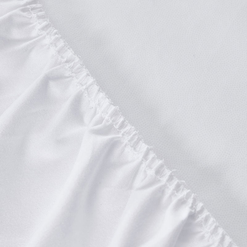 Housse protection épaisse en trois parties matelas de couleur unie, réduisant les problèmes causés par draps irréguliers ( blanc, 180&nbsp;x&nbsp;200&nbsp;x&nbsp;30) - 5