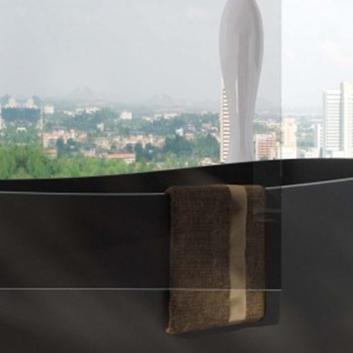 Paroi de douche 90x90 cm ouverture d'angle avec entrée facile hauteur 200 cm en verre trempé - FRASCIO - 9