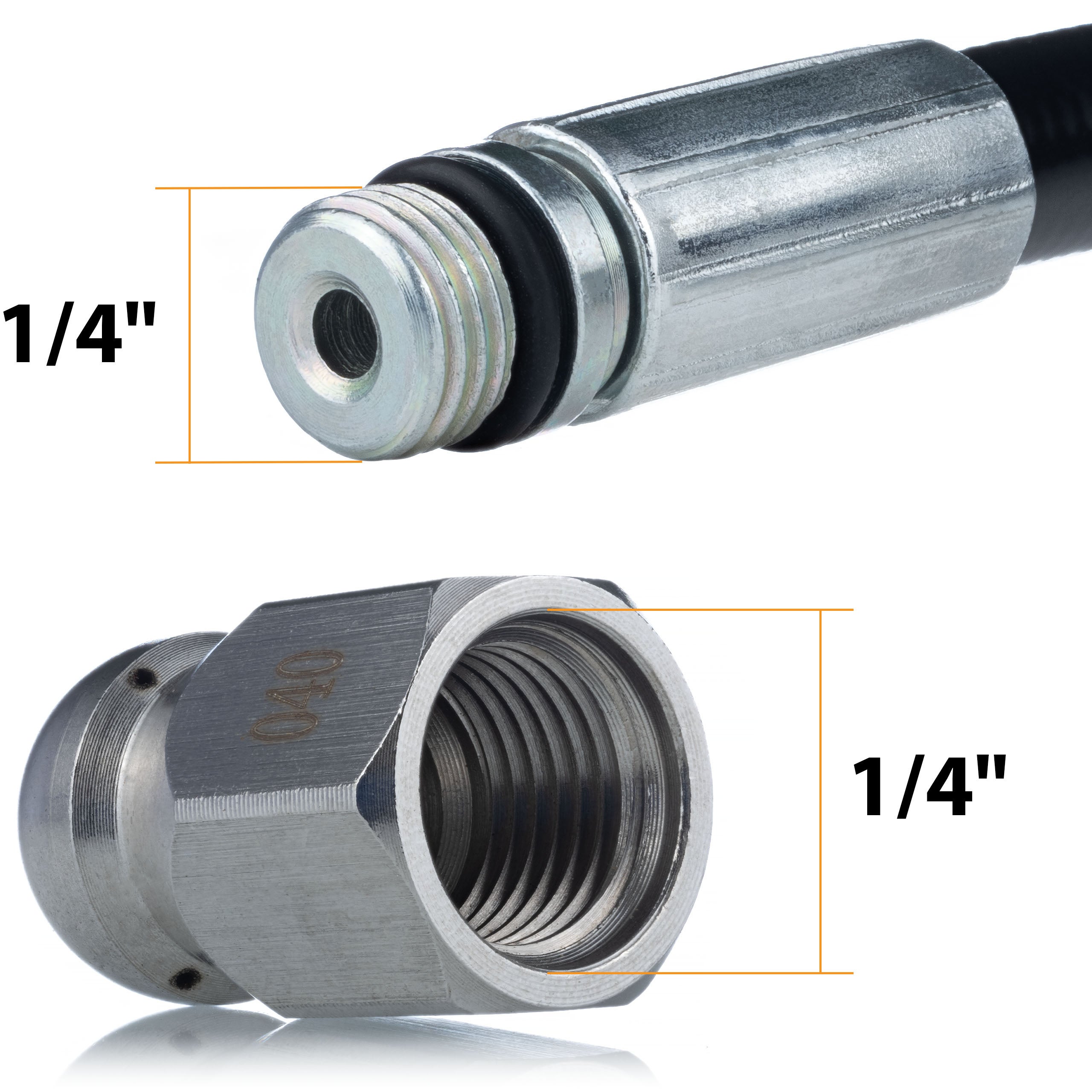 Tuyau de Nettoyage Canalisation 20 m M22 – Pression 200 Bar | Buse 1/4