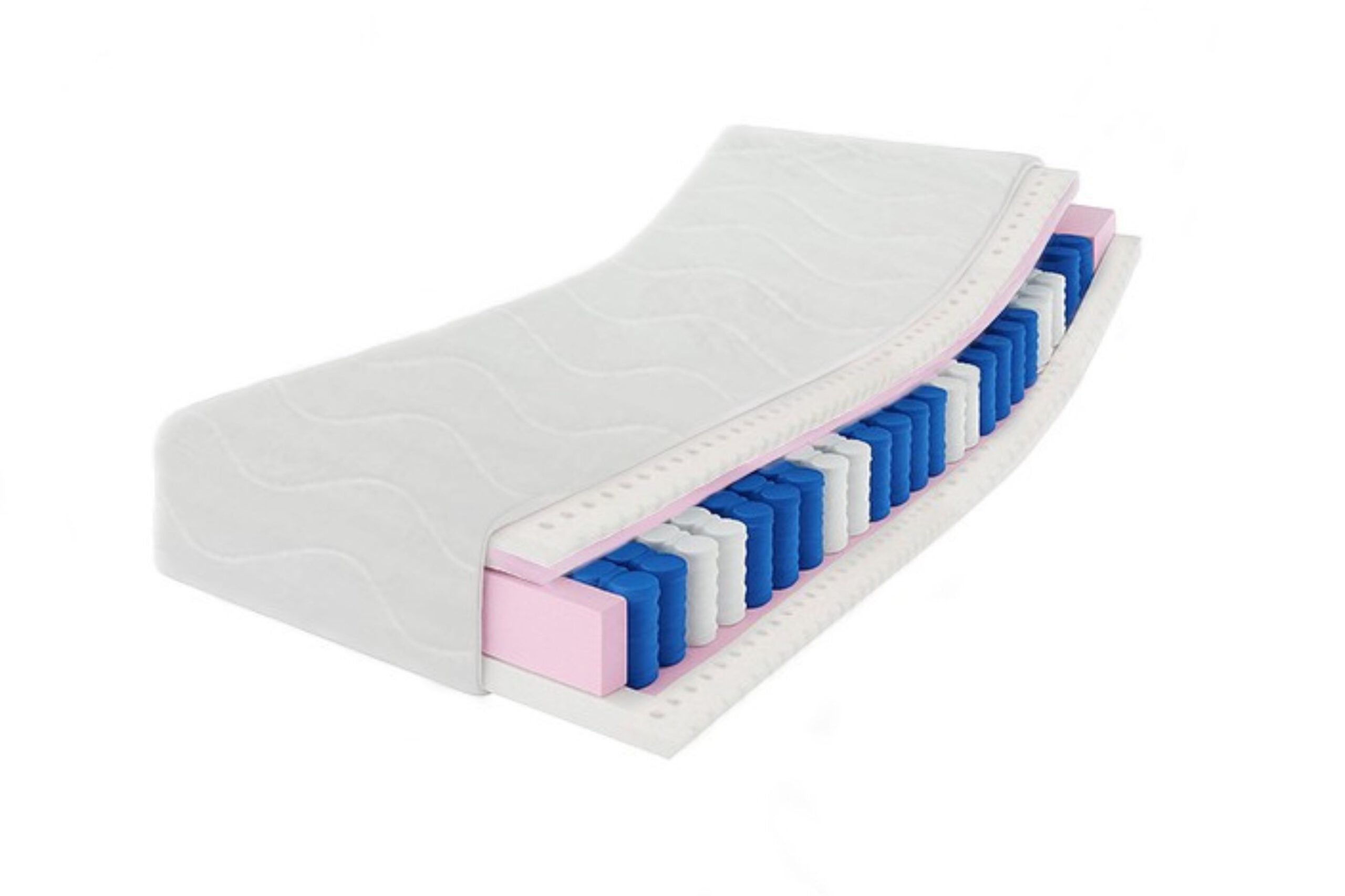 Matelas à ressorts ensachés, 7 zones, H2/H3 ou H3/H4