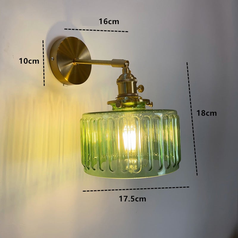 Set 2 Lampade Da Parete Vintage A Batteria Con Telecomando – Vetro Rosa Ambra, 3 Temperature + 12 RGB, Ricaricabili USB - 3