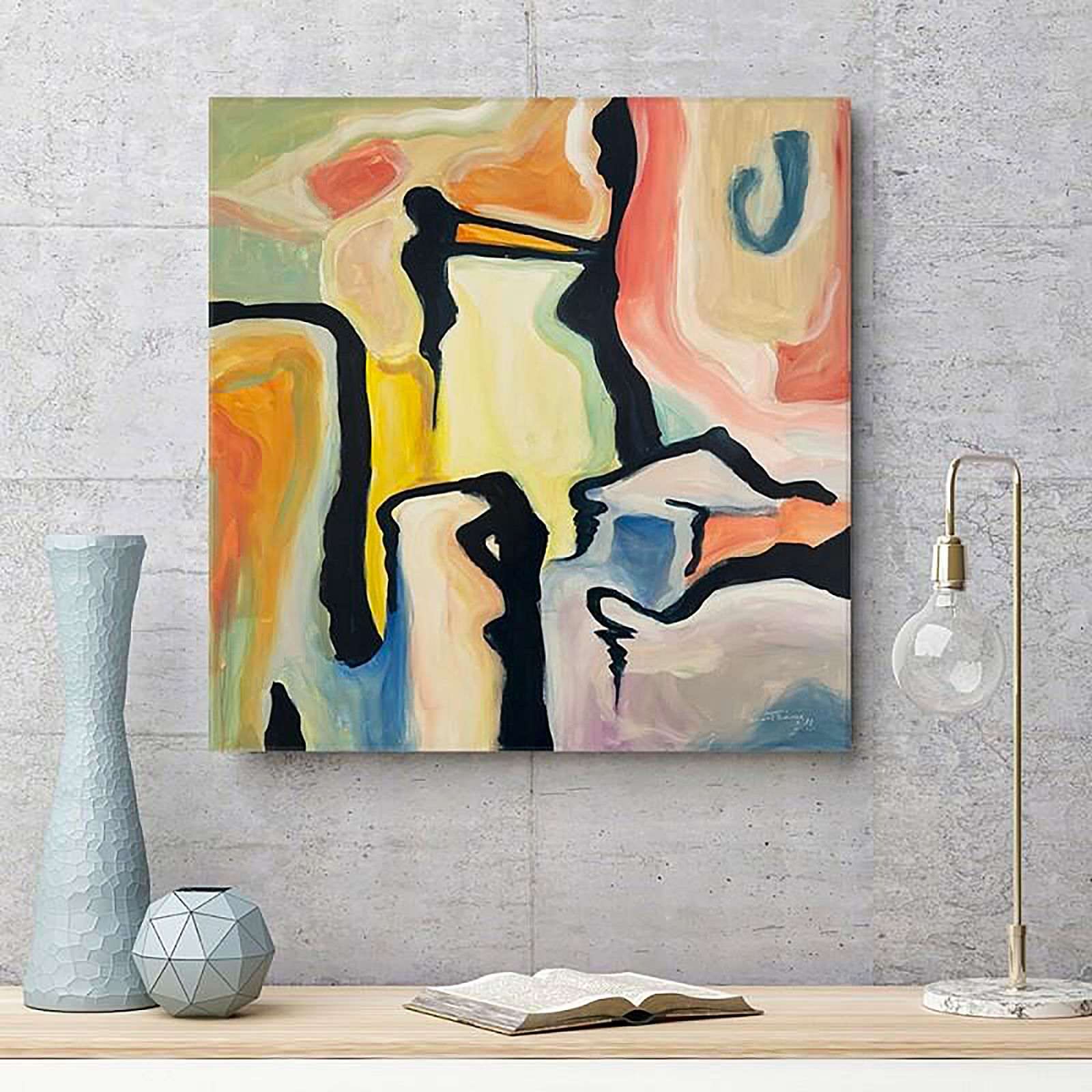 Tableau abstraction 66 - 40 x 40 cm - 3
