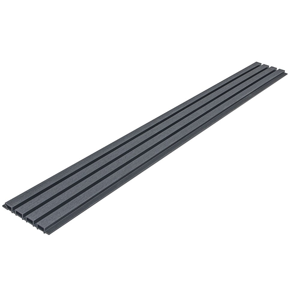 Home Deluxe - Revêtement de façade en WPC DUVAR - Couleur : anthracite, dimensions : 2 m² env. 190 x 21,9 x 2,6 cm, matériel de montage inclus I - 5