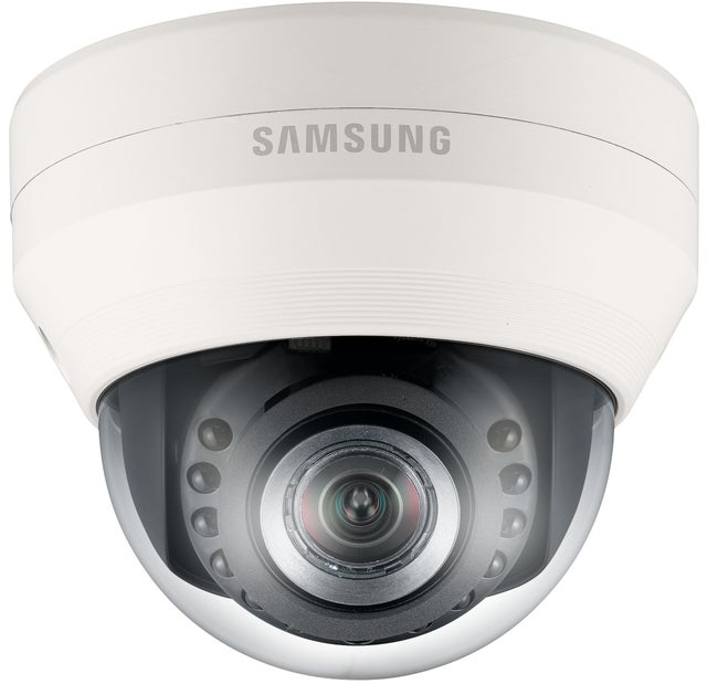Caméra Dôme IP plafond 3Mp Samsung compatible NVR Réseau PoE SND-7084RP