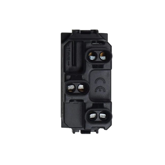 BTICINO N4036 - Pulsante Doppio (1P/No) (1P/No) 10A - Bianco - LivingLight - Foto 2