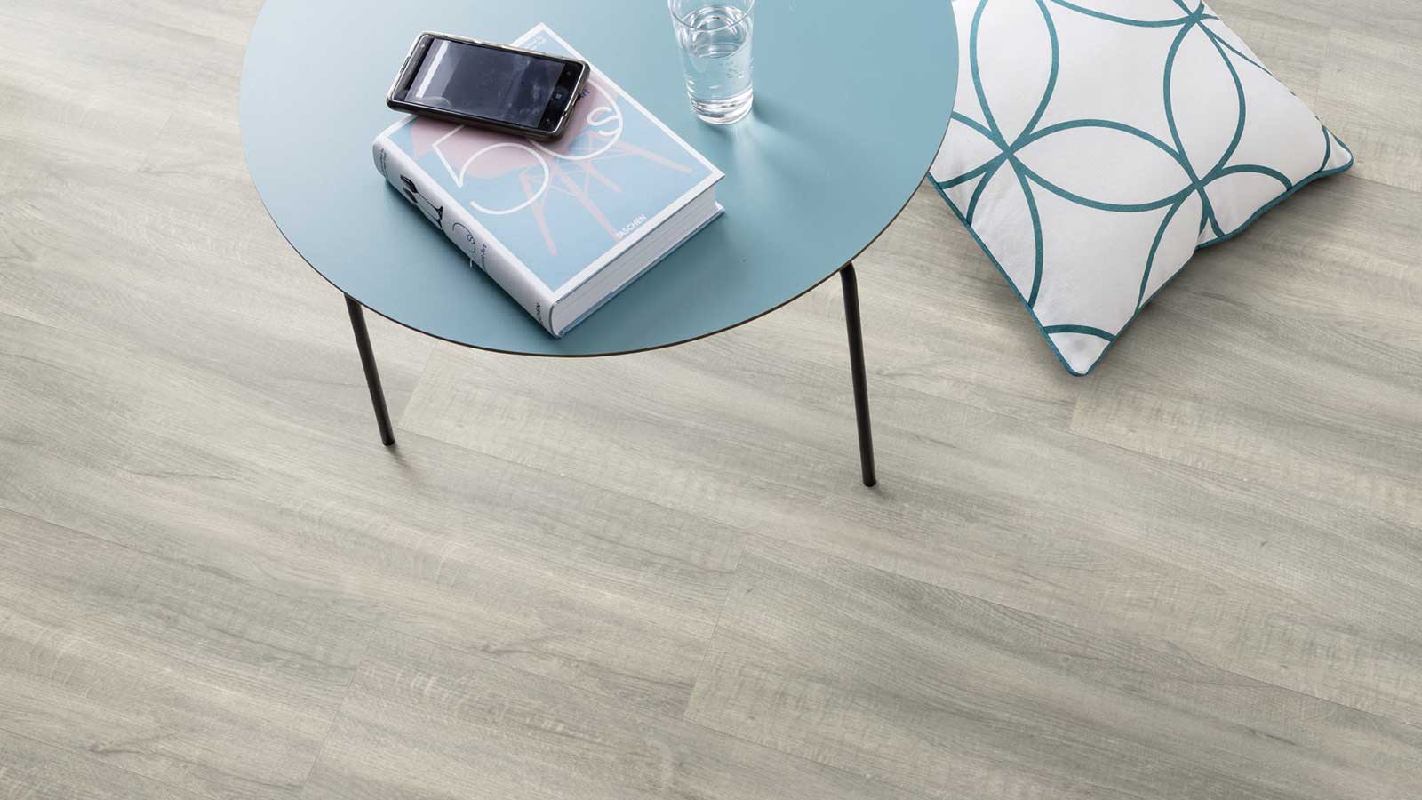 Lame PVC Autoplombante effet bois medium - 125 x 24,50 cm - 11 lames = 3,37 m² - 6