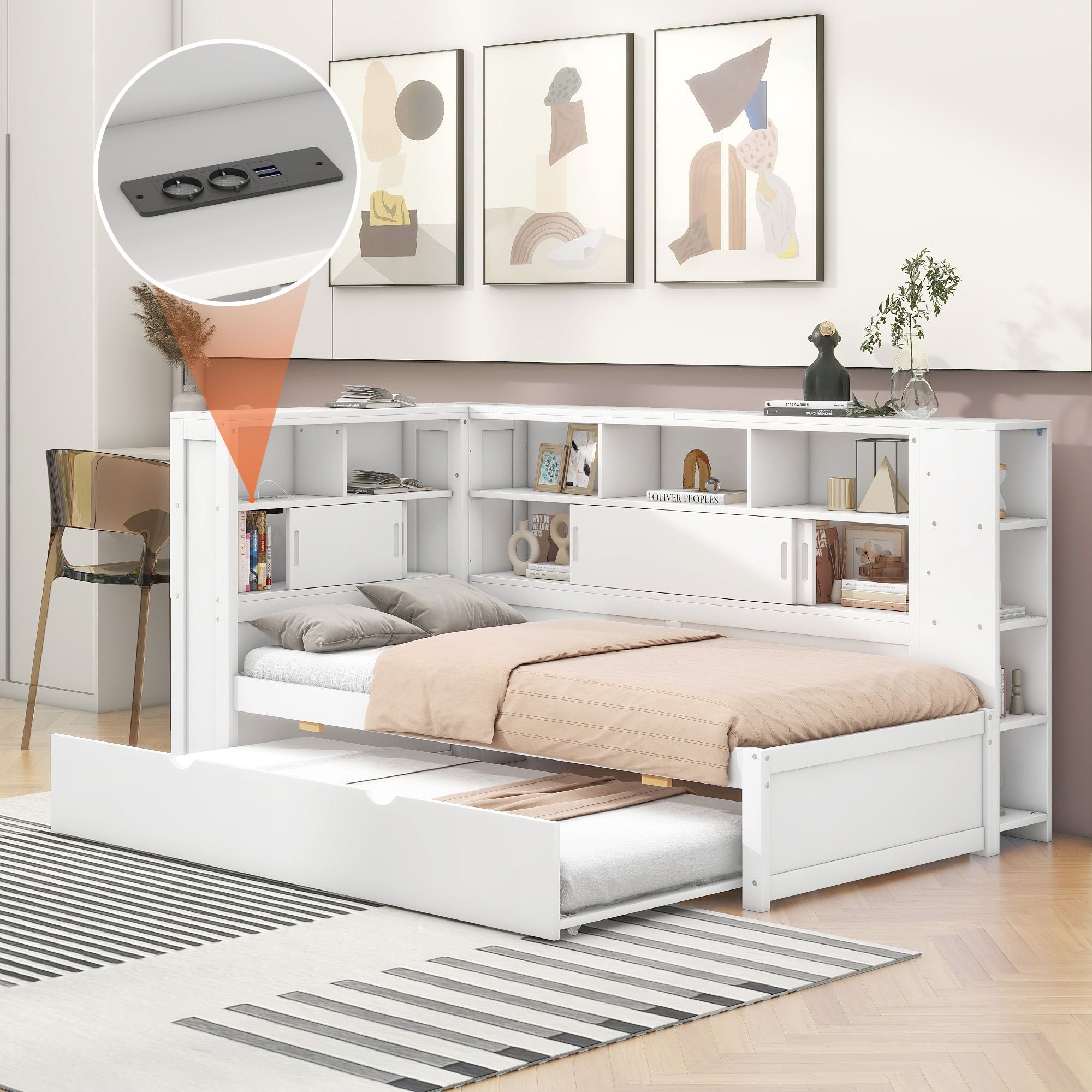 Letto Piatto 180 * 200 Cm Con Rete A Doghe E Testiera, Letto A LED Con Connessione Di Ricarica Usb Funzione Memoria Metallo Marrone