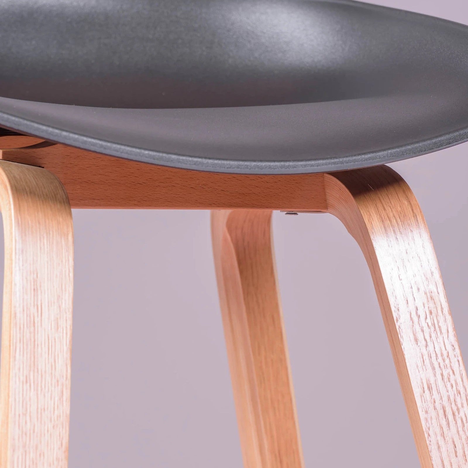 Tabouret nordique pieds en bois de hêtre (63cm) - Daxer - 4