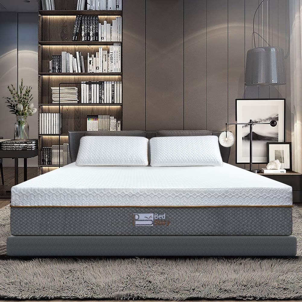 Surmatelas Mémoire De Forme 140x190cm - Gel Rafraîchissant Housse Lavable 7cm D'Épaisseur
