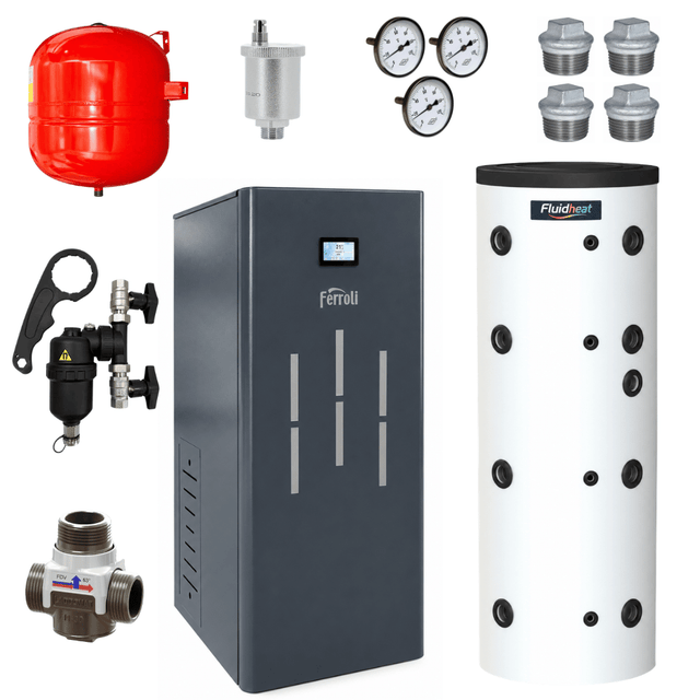 Pack chaudière à granulés BioPellet TOP 24 Kw + ballon tampon + accessoires