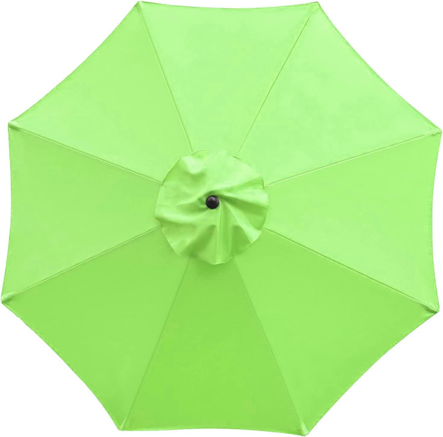 Zapasowy daszek do parasola ogrodowego, 9-stopowy, pasuje do 8 żeber (jasnozielony)