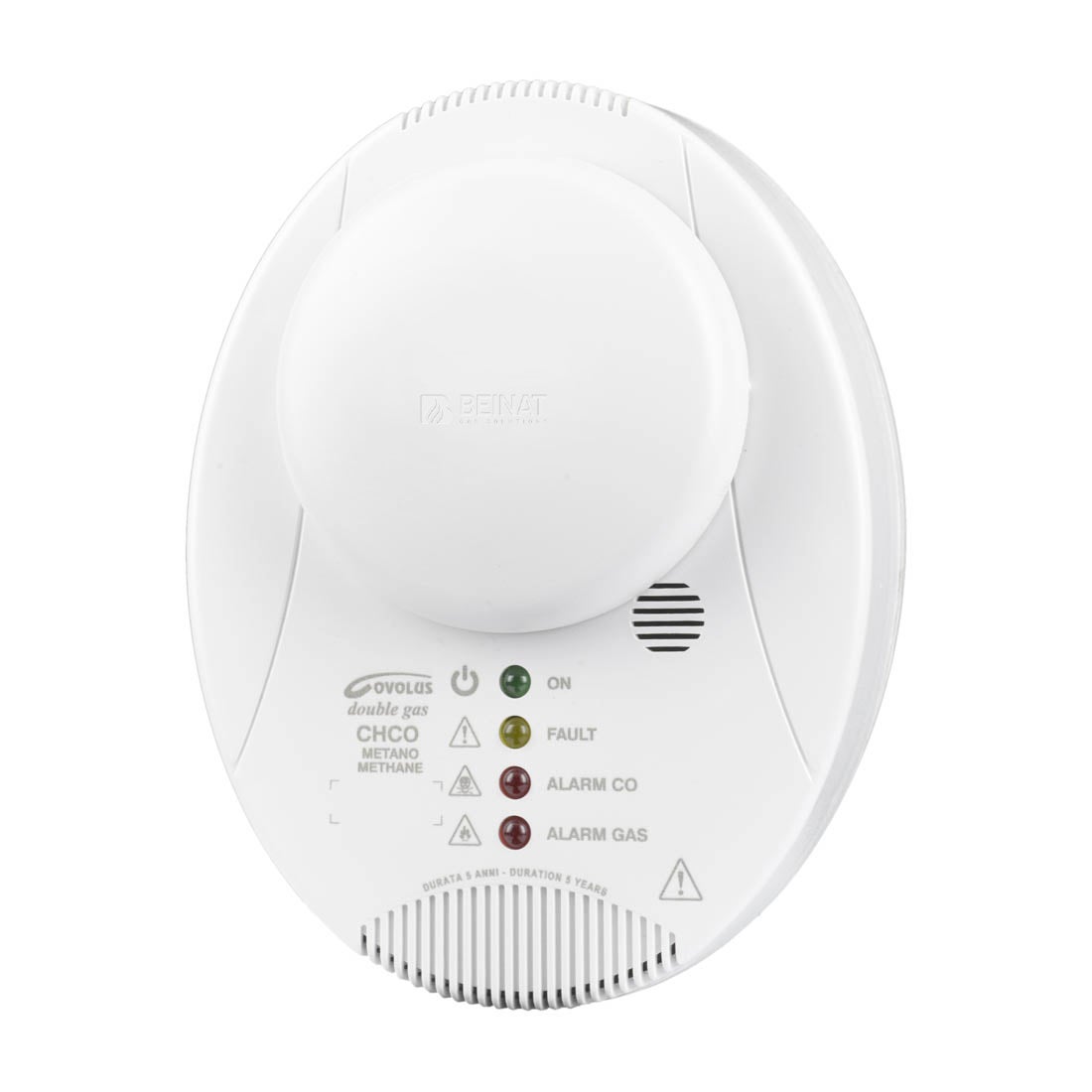 <b> Compatibile con il Decreto Anticipi <b>- Rilevatore doppio gas metano & monossido di carbonio per uso civile CHCO - Beinat</b></b> - 2