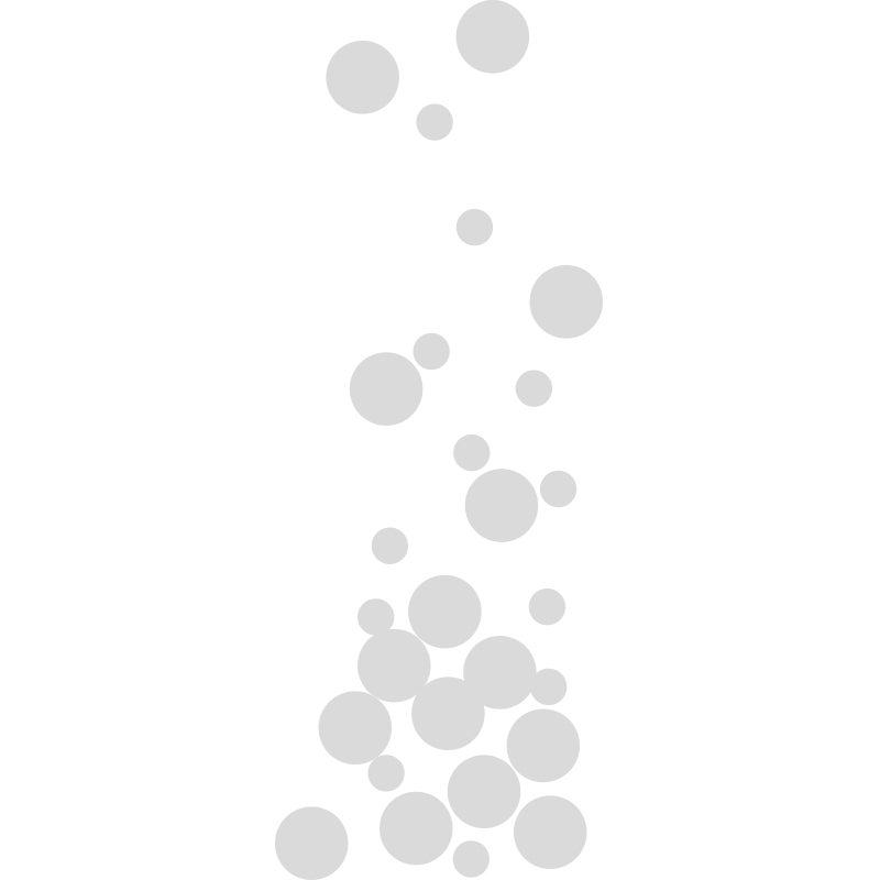 Adesivo porta di doccia Bolle di sapone piccoli - Sticker adesivo - adesivi murali - 175X65cm - 6