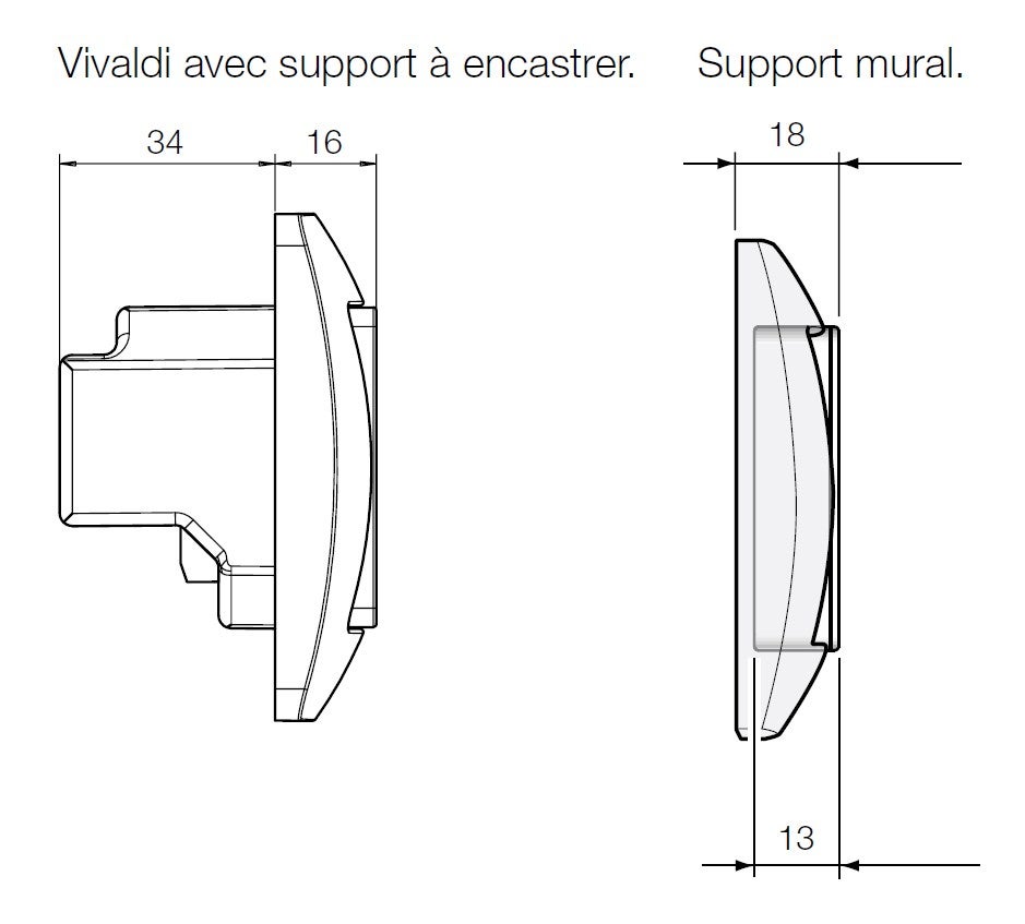 Emetteur Vivaldi Mural 1 Canal - 4