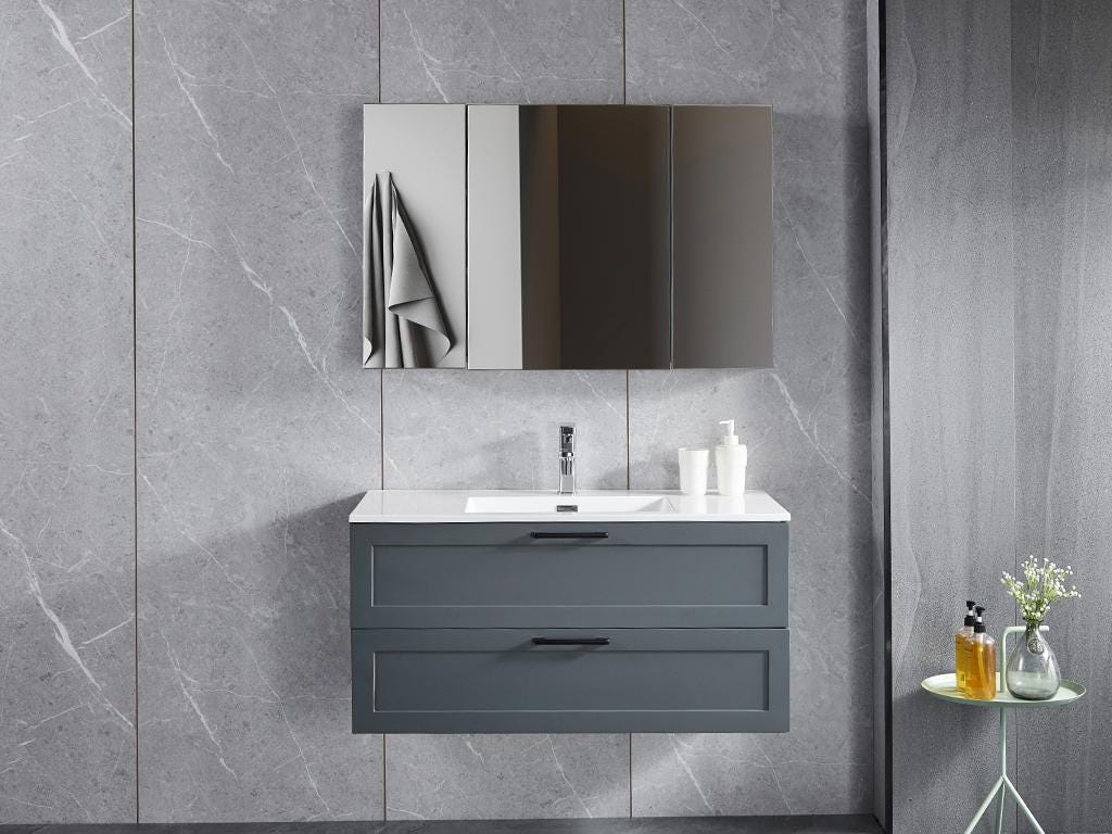 Meuble De Salle De Bain Anthracite
