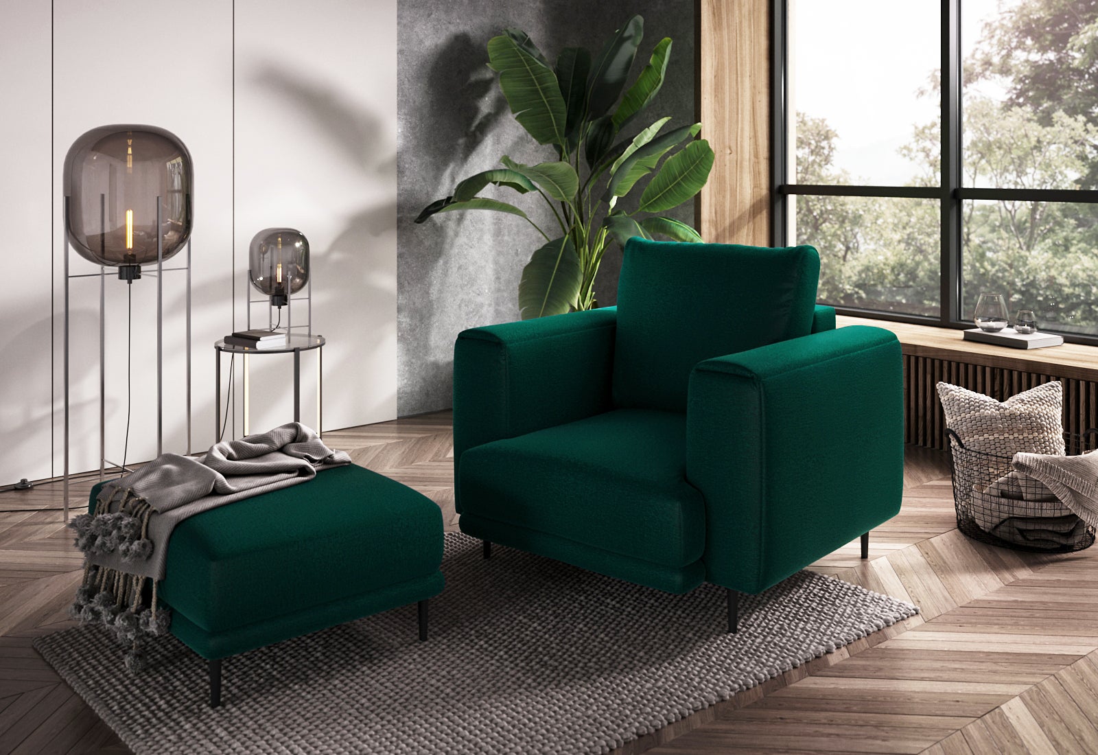 Fauteuil Ergonomique Moderne Vert Armée - Confort Et Style Pour Salon Ou Bureau