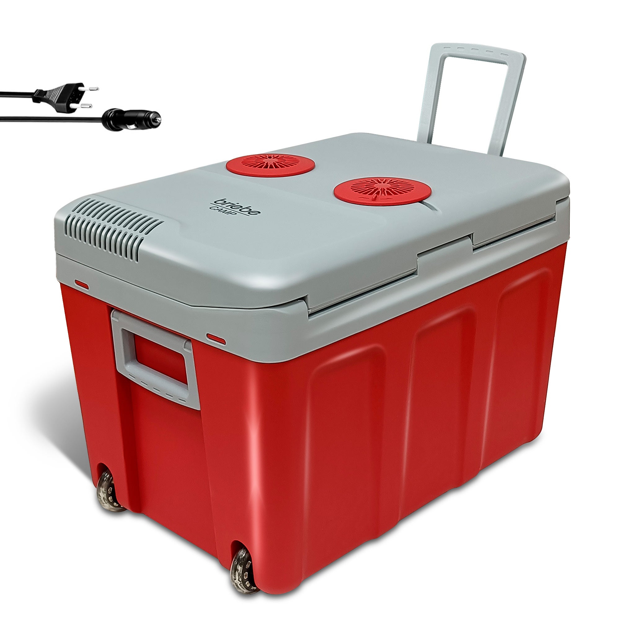 Glacière électrique Halfords 40 Litres Sur Roues - Alimentation Secteur 230V Et 12V Voiture - Neuf