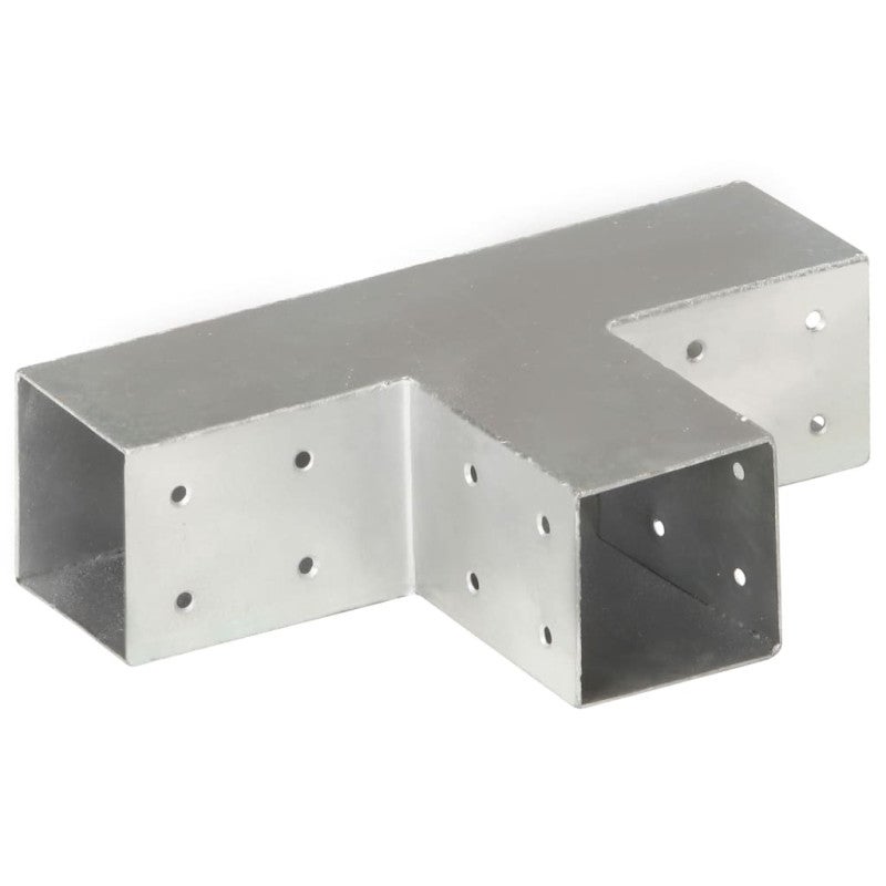 Connecteur de poteau Forme en T Métal galvanisé 71x71 mm - 4