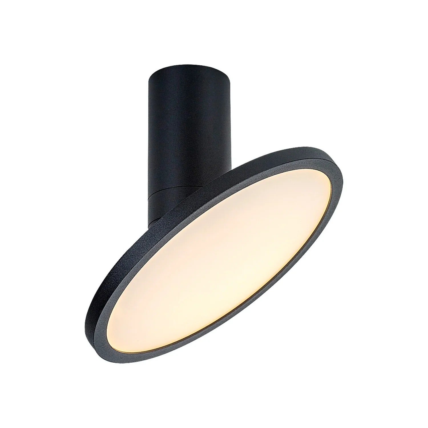 Lampa sufitowa OVIDIA LED 20W Ciepła biel 1370lm czarno-biała wym: 17 x 20 x 20 cm Rabalux