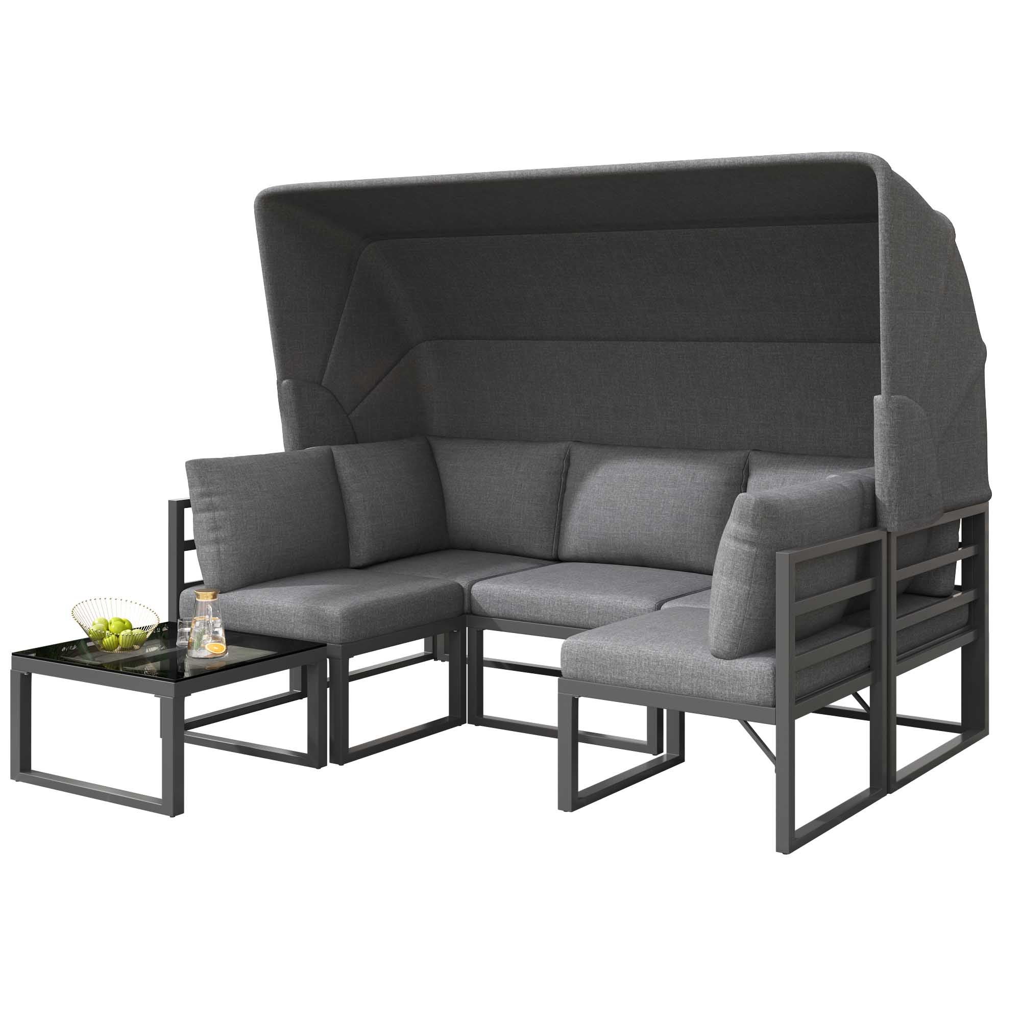 Garten Loungesessel Set, Alumini - 2