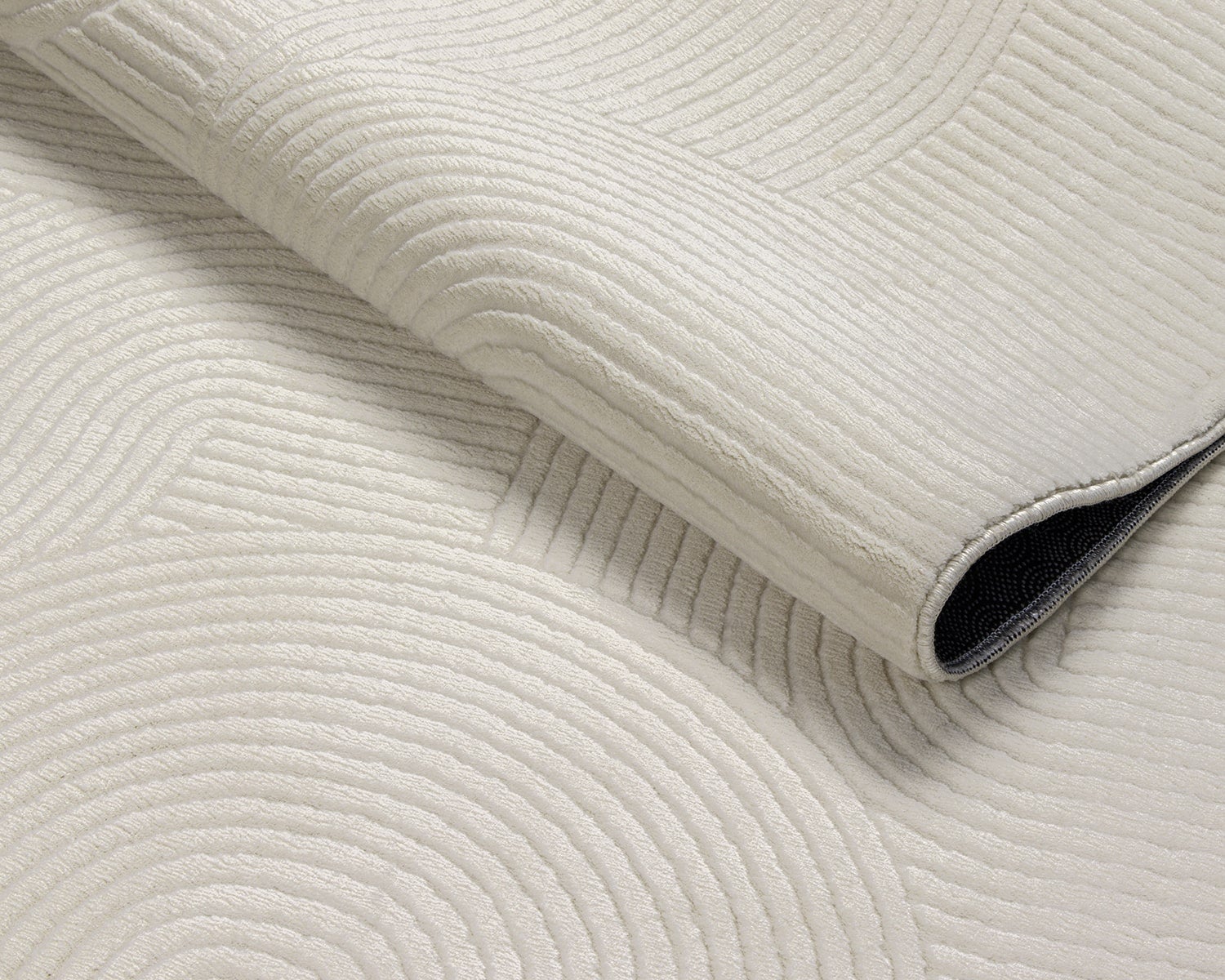 the carpet Rio tapis de salon moderne et doux avec dos antidérapant et aspect 3D, Crème, 80 x 150 cm - 3