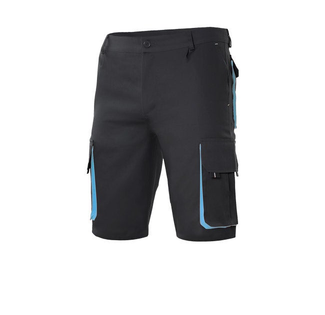 Bermuda multipoches bicolore Velilla Marine / Bleu Ciel 52 - 2