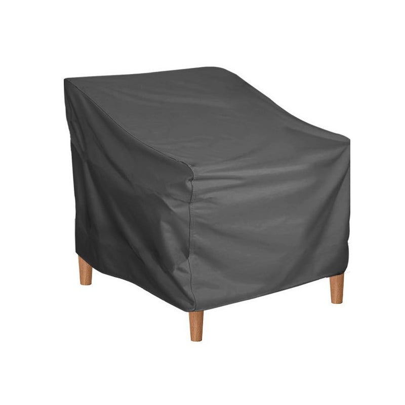 80 x 85 x 91,5 cm Czarny pokrowiec na krzesło ogrodowe z tkaniny Oxford, wodoodporny, pokrowiec na krzesło wypoczynkowe, 1 sztuka
