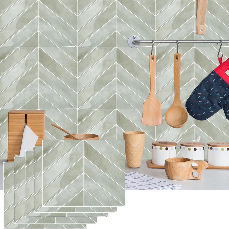 20 pegatinas autoadhesivas 3d para pared con efecto azulejo – pegatinas autoadhesivas para cocina, revestimiento de pared impermeable (29 x 22,9 cm)