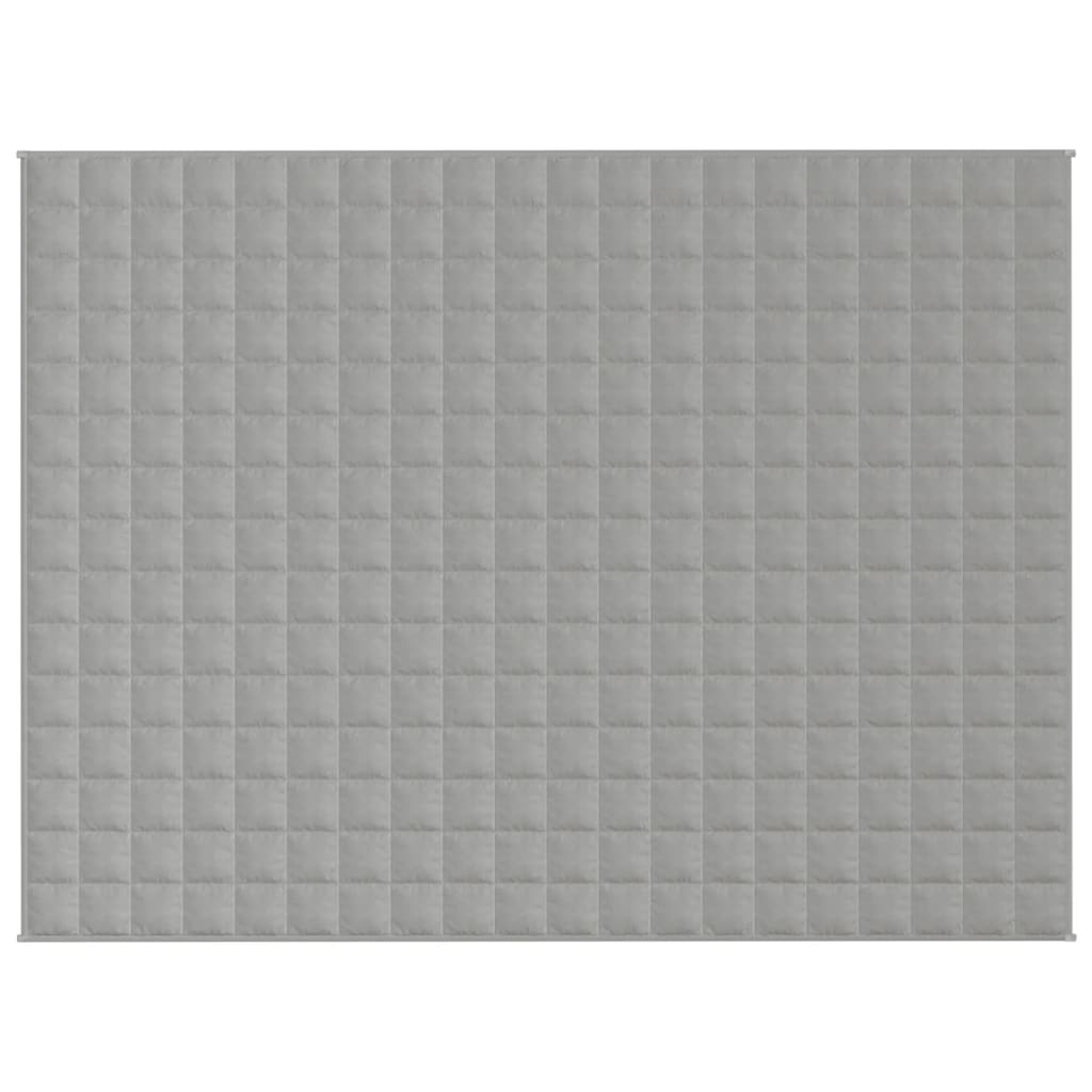 Couverture lestée Gris 150x200 cm 7 kg Tissu vidaXL - 4