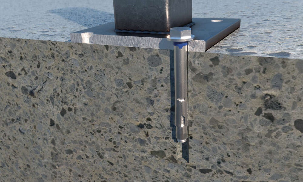 INDEX Cheville anti-rotation pour charges moyennes Vis tête hexa 6.8. Homologué ATE Opt.7 (M10 x 100 Ø14 50 pièces.) ACHT14L - 3