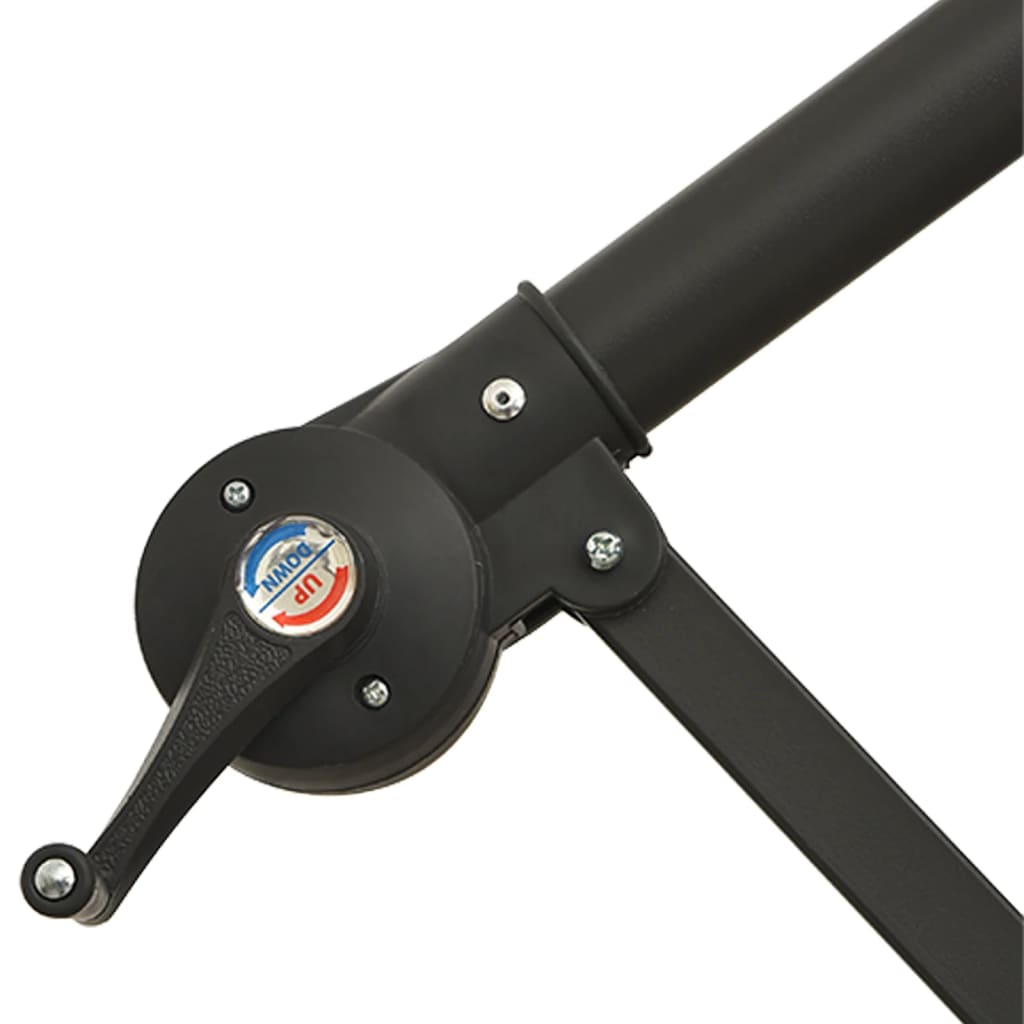 Ombrellone da giardino a sbalzo con palo in alluminio 350 cm antracite 02_0008630 - 6