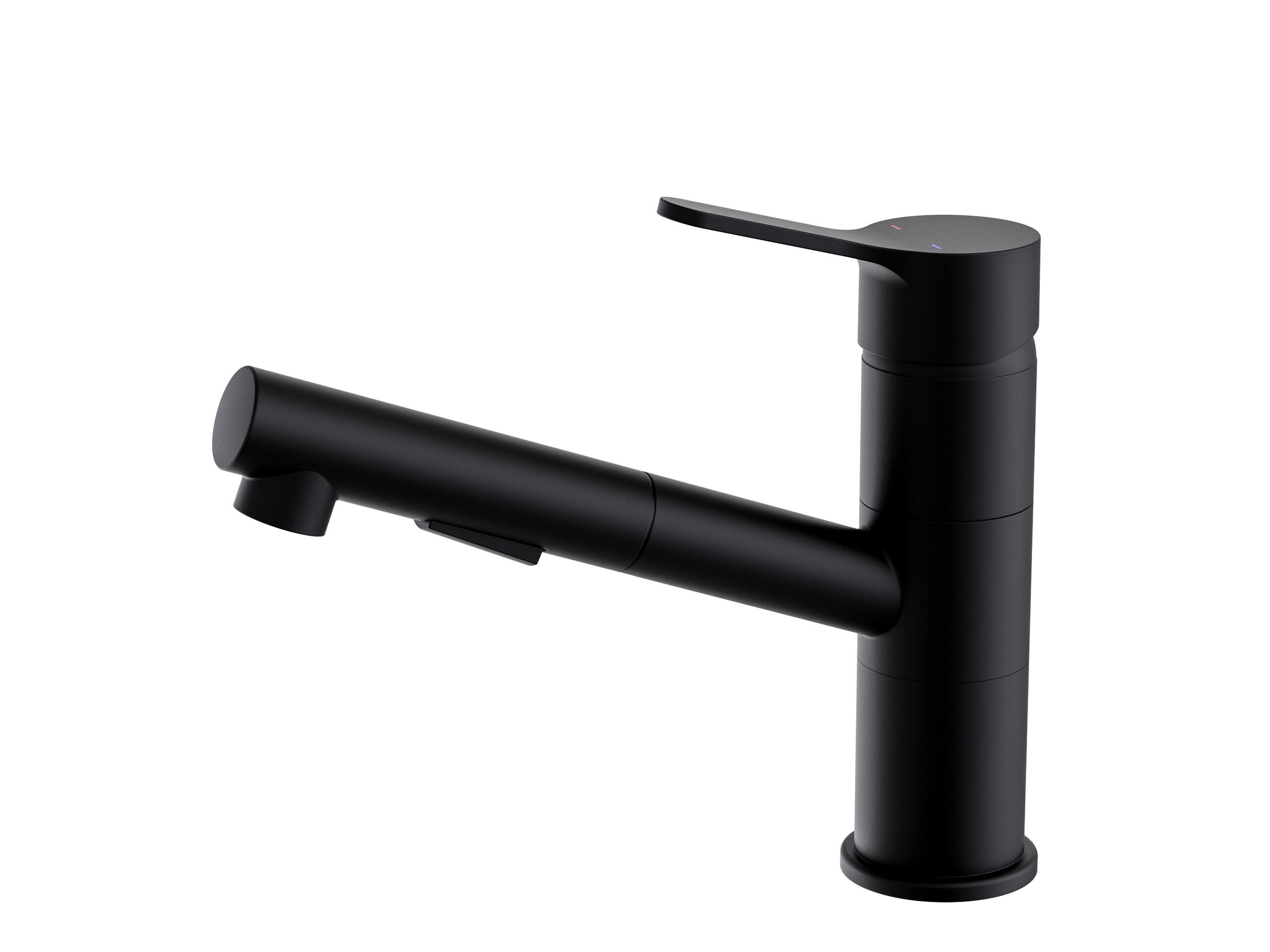 Bateria kuchenna z prysznicem ESSEBAGNO New silo czarny