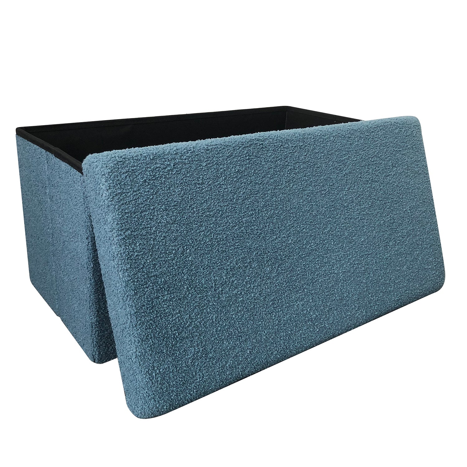 Banqueta Flurry Azul 76x38x38 cm - 2