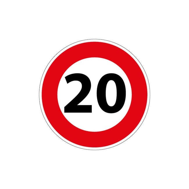 Panneau routier fin limitation vitesse 50km/h B33 Panneau routier fin limitation vitesse 50km/h B33