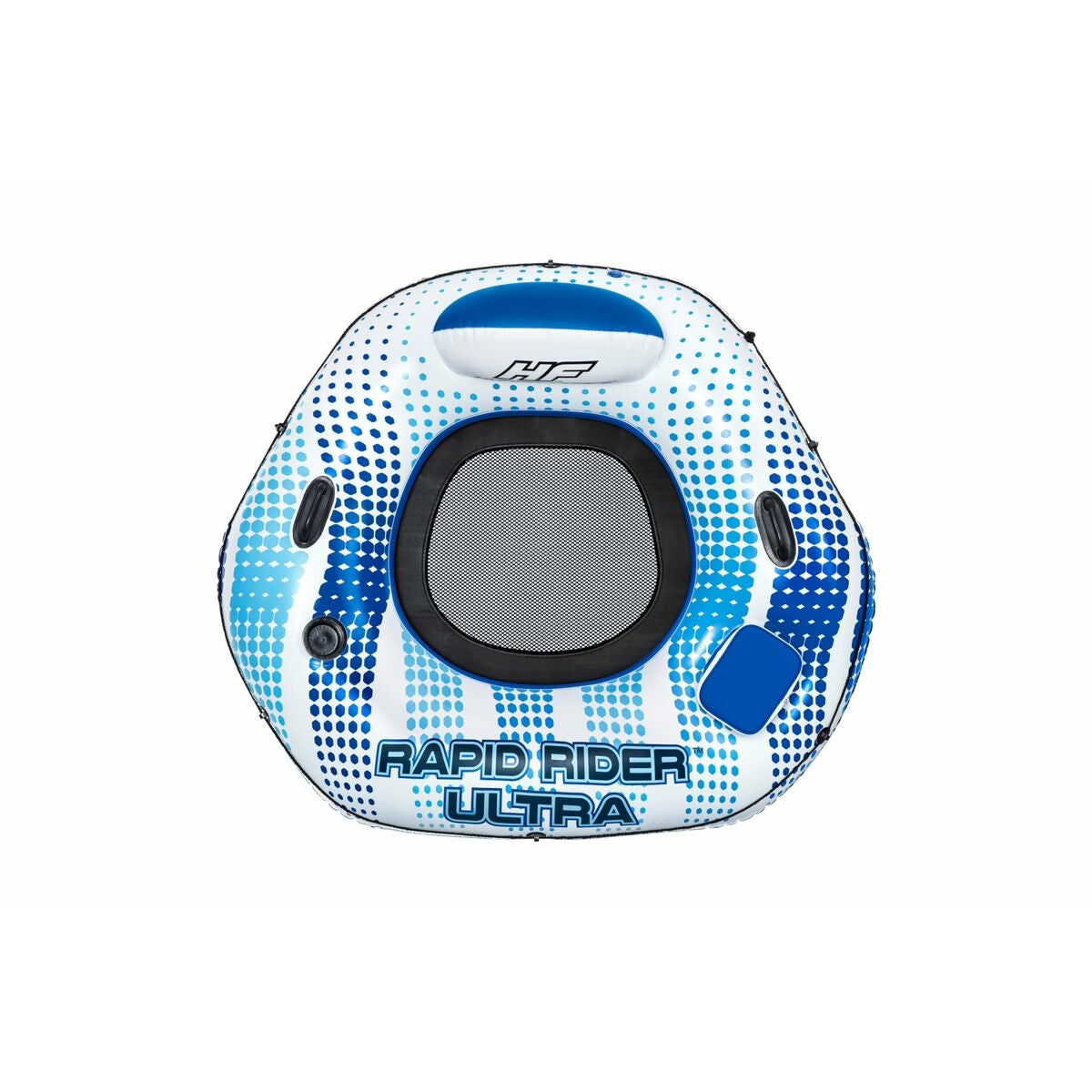 Fotel dmuchany do pływania Bestway Rapid Rider koło dmuchane do wody materac 152x132x50cm - 9