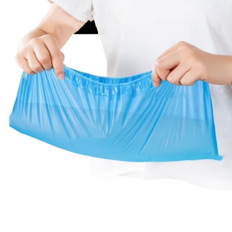 Lot de 100 couvre-chaussures jetables en tissu non tissé, épais, 4 g/pièce Blue - 5