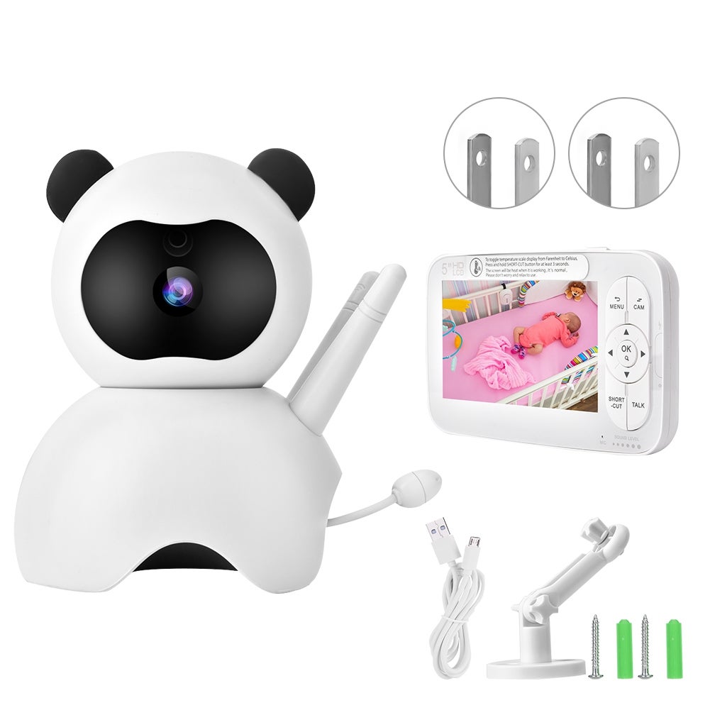Moniteur Bébé HD Foscam – Sans Fil, Bleu, Neuf (emballage Ouvert)