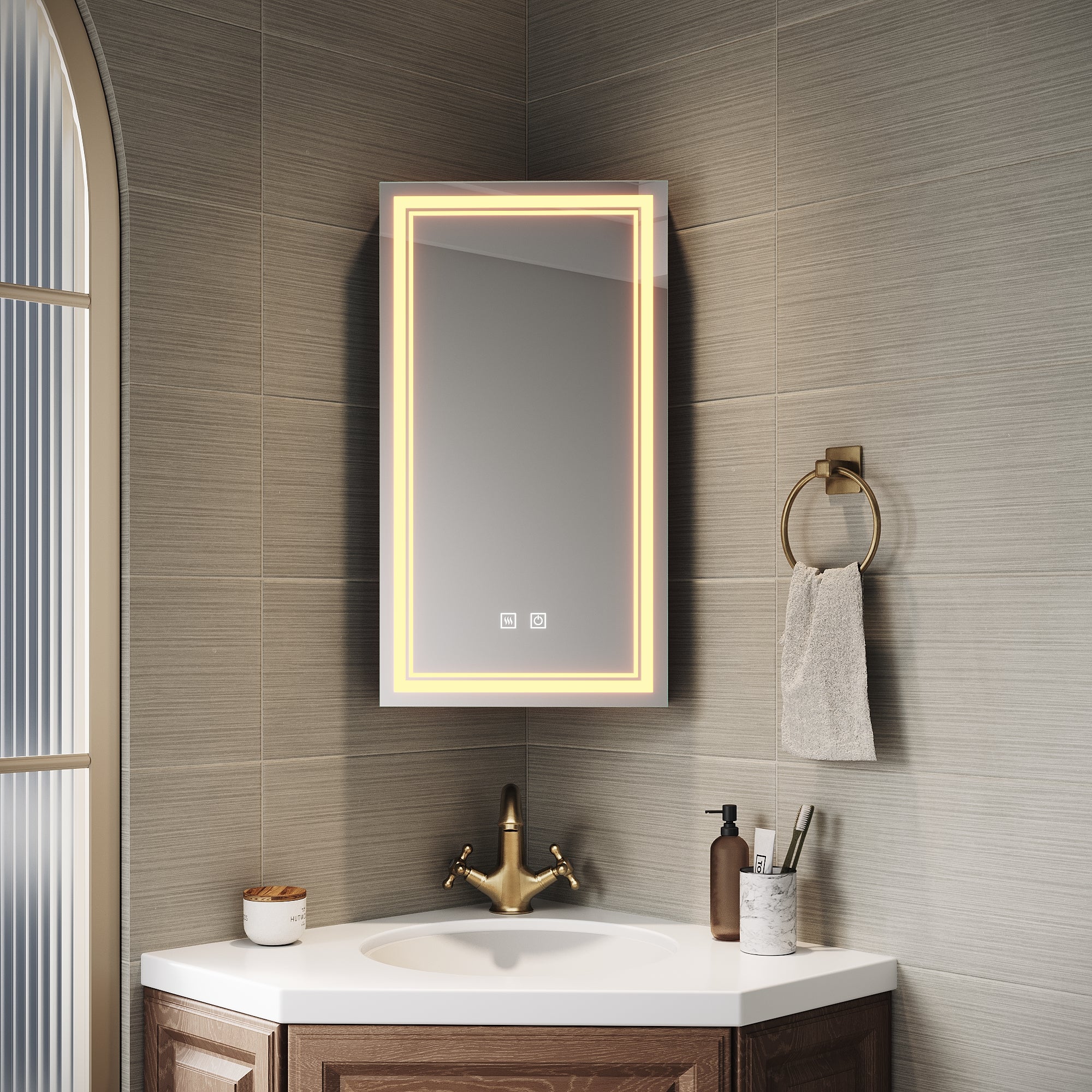 Miroir De Douche Anti-buée En Acrylique, Miroir In... - Grandado - 7