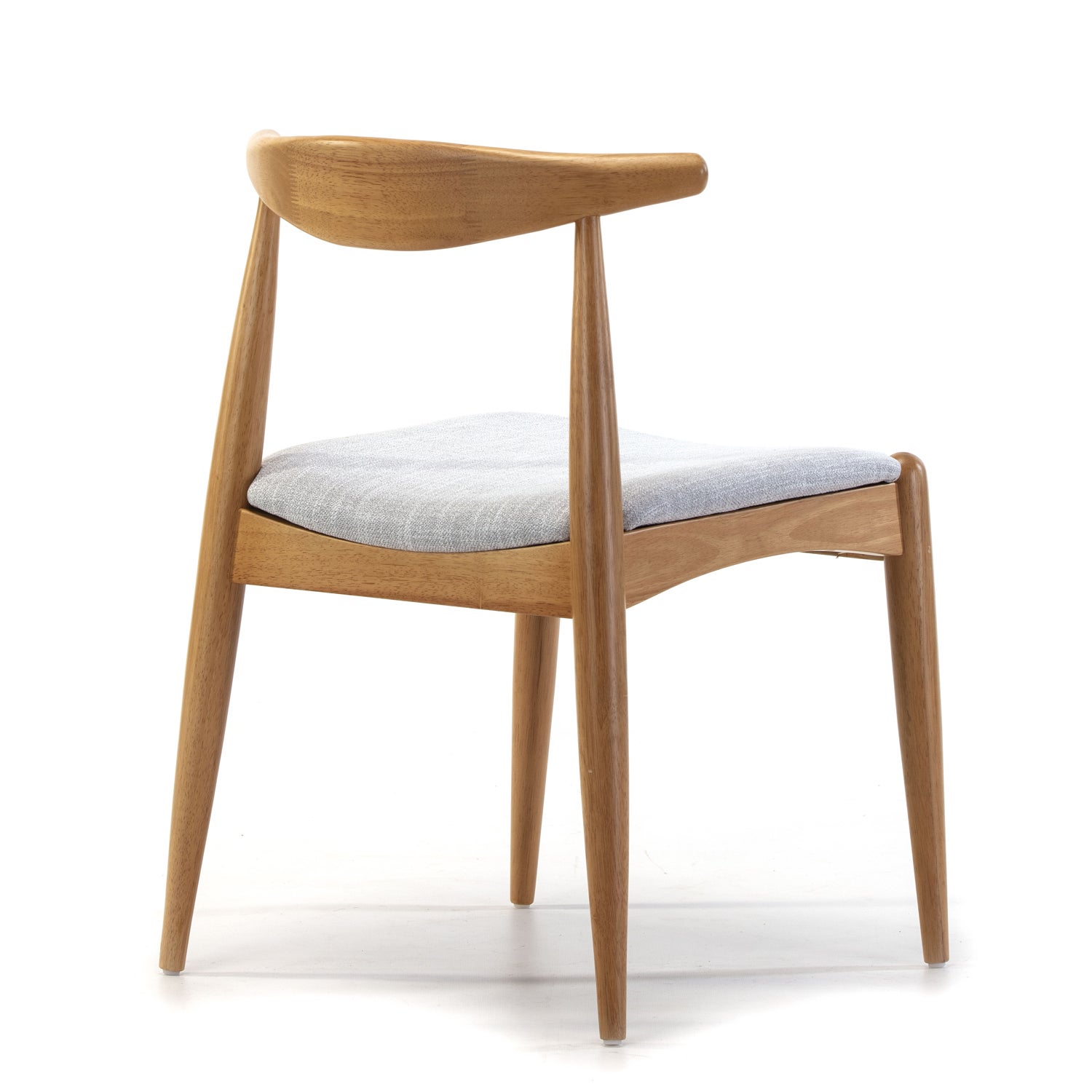 Pack 2 chaises Corzo, Couleur Chêne, Bois Massif, 52,5 cm x 50 cm x 74.5 cm - 4