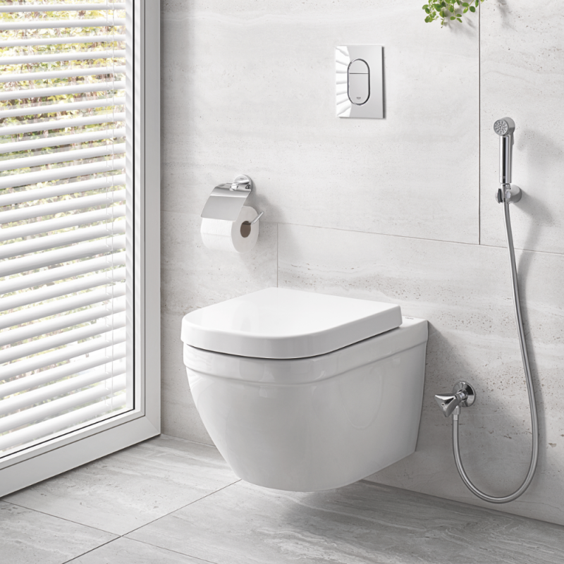 Grohe - Douchette WC Tempesta Trigger spray 30 avec robinet d'arrêt 1 jet, chrome - 3