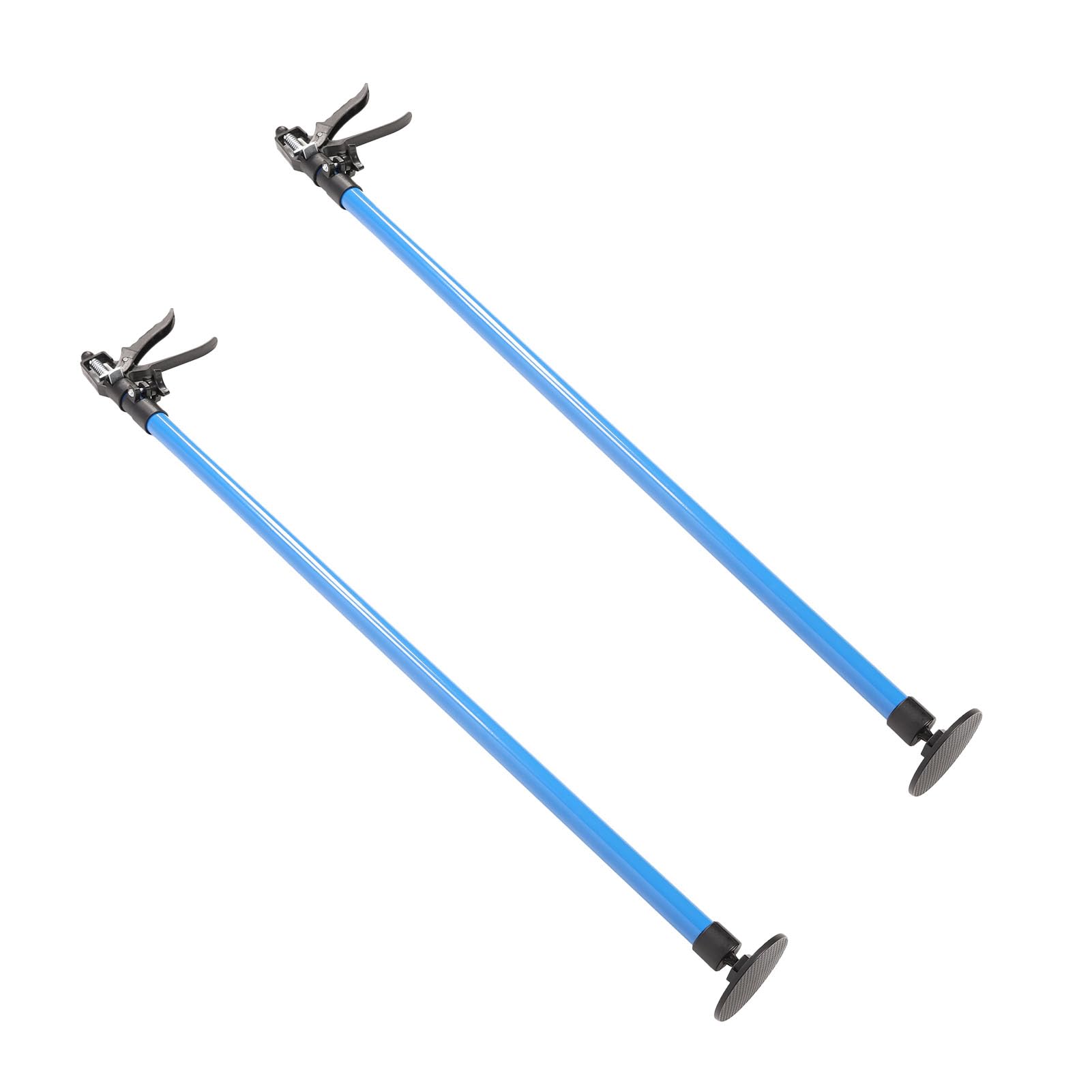 Lot De 2 Poteaux De Support Pliables Pour Tente Ou Auvent - 160 Cm Et 200 Cm En Fer Léger - Pour Plage, Camping