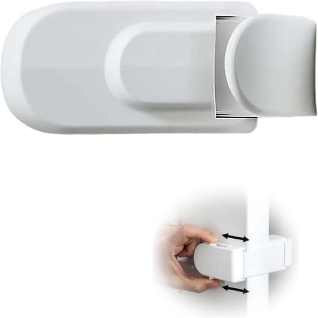 Anti-ouverture et anti-climbing buckle sécurité porte serrure, outil-libre et glue-libre, non-destructive installation, anti-child