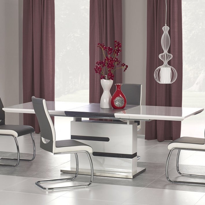 Mso  Mesa De Comedor De Diseño Y Ragnar Blanca/Gris , Leroy Merlin