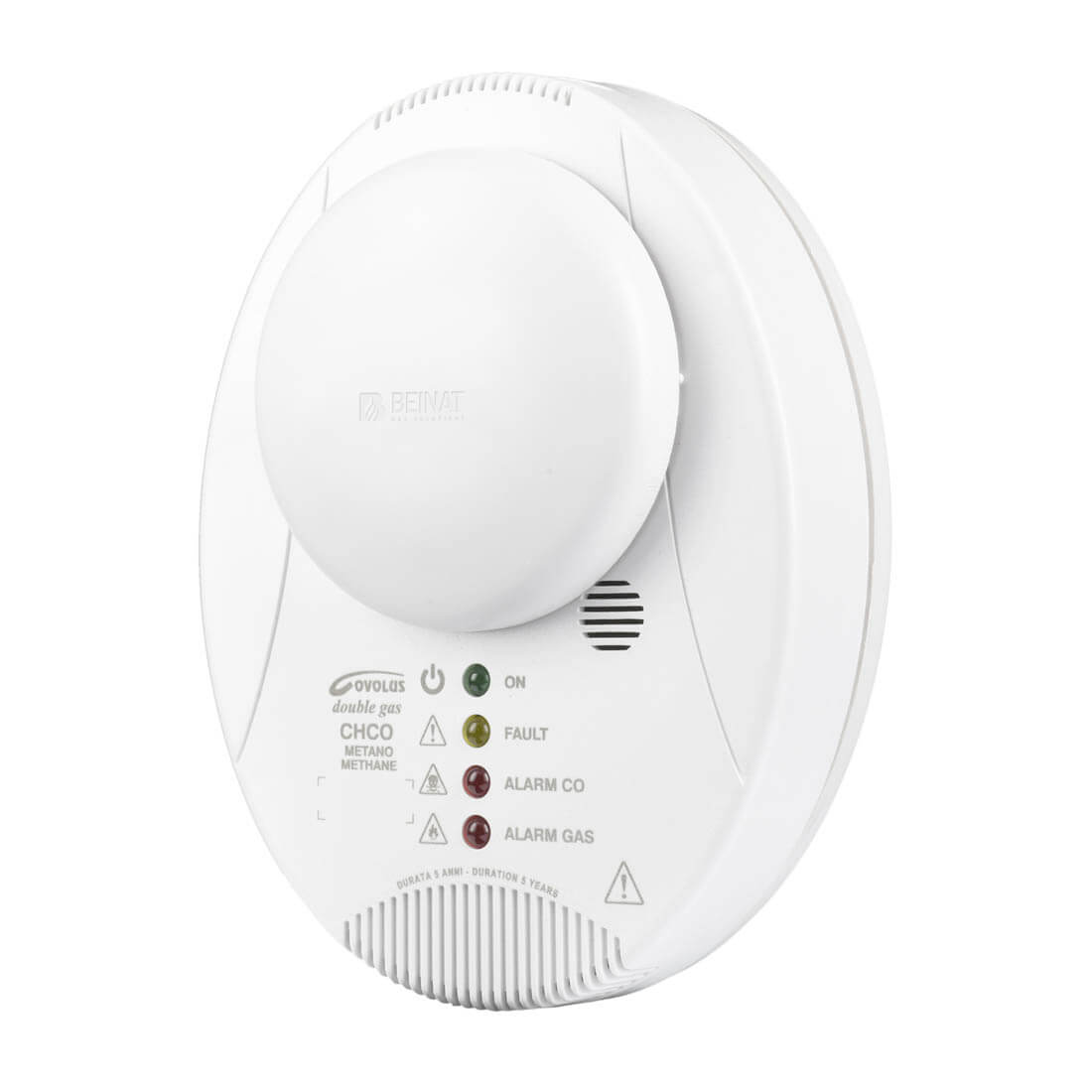 <b> Compatibile con il Decreto Anticipi <b>- Rilevatore doppio gas metano & monossido di carbonio per uso civile CHCO - Beinat</b></b> - 4