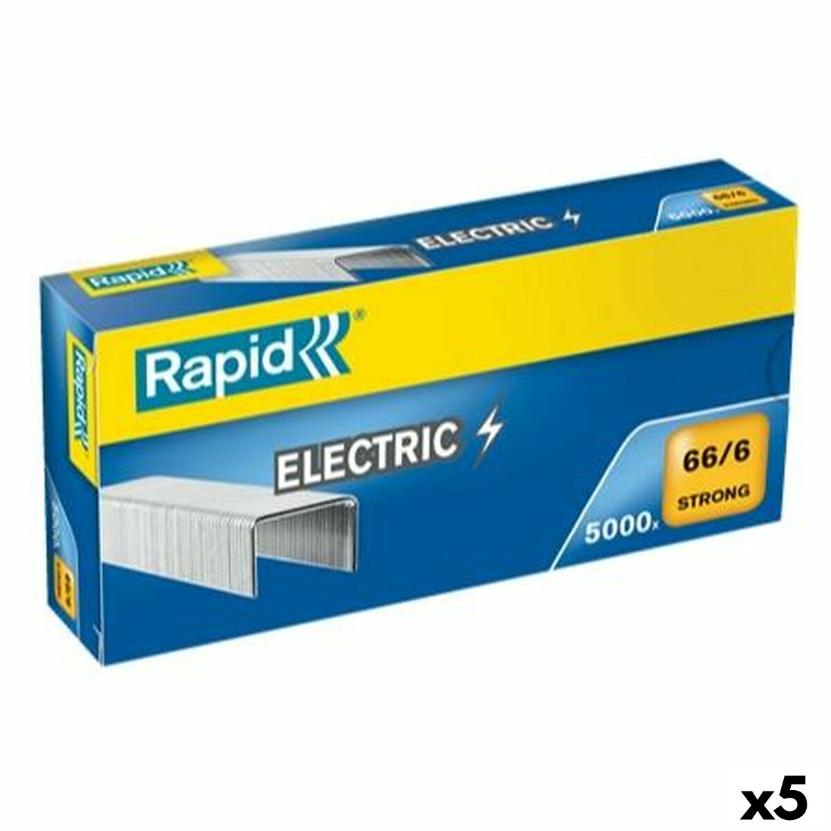 Agrafes Rapid Strong 66/7 - 5000 Pièces - Pour Agrafeuses Électriques