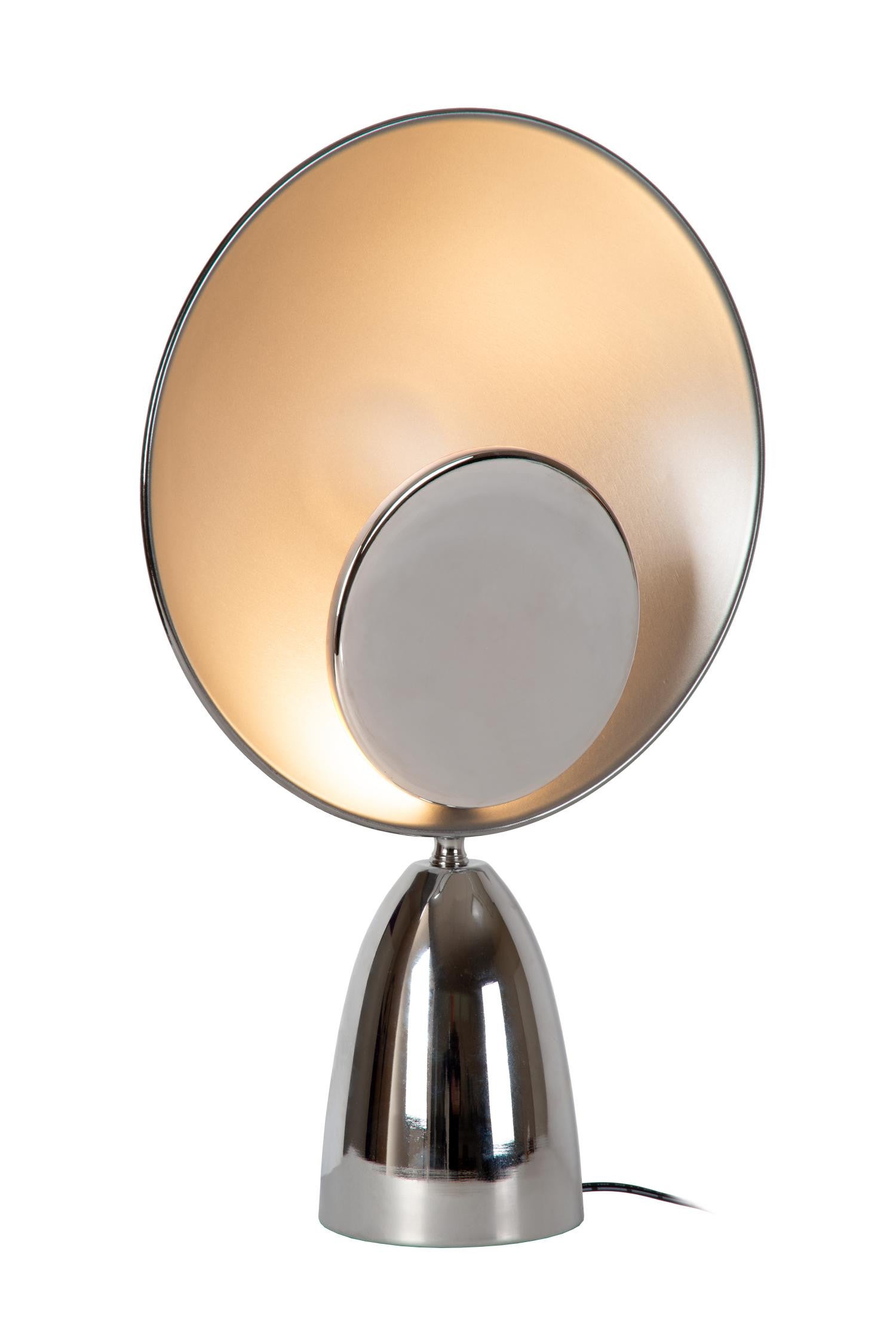 Lampa stołowa srebrna CASTAMAR LED 3W Ciepła biel 3000K 180lm Lucide