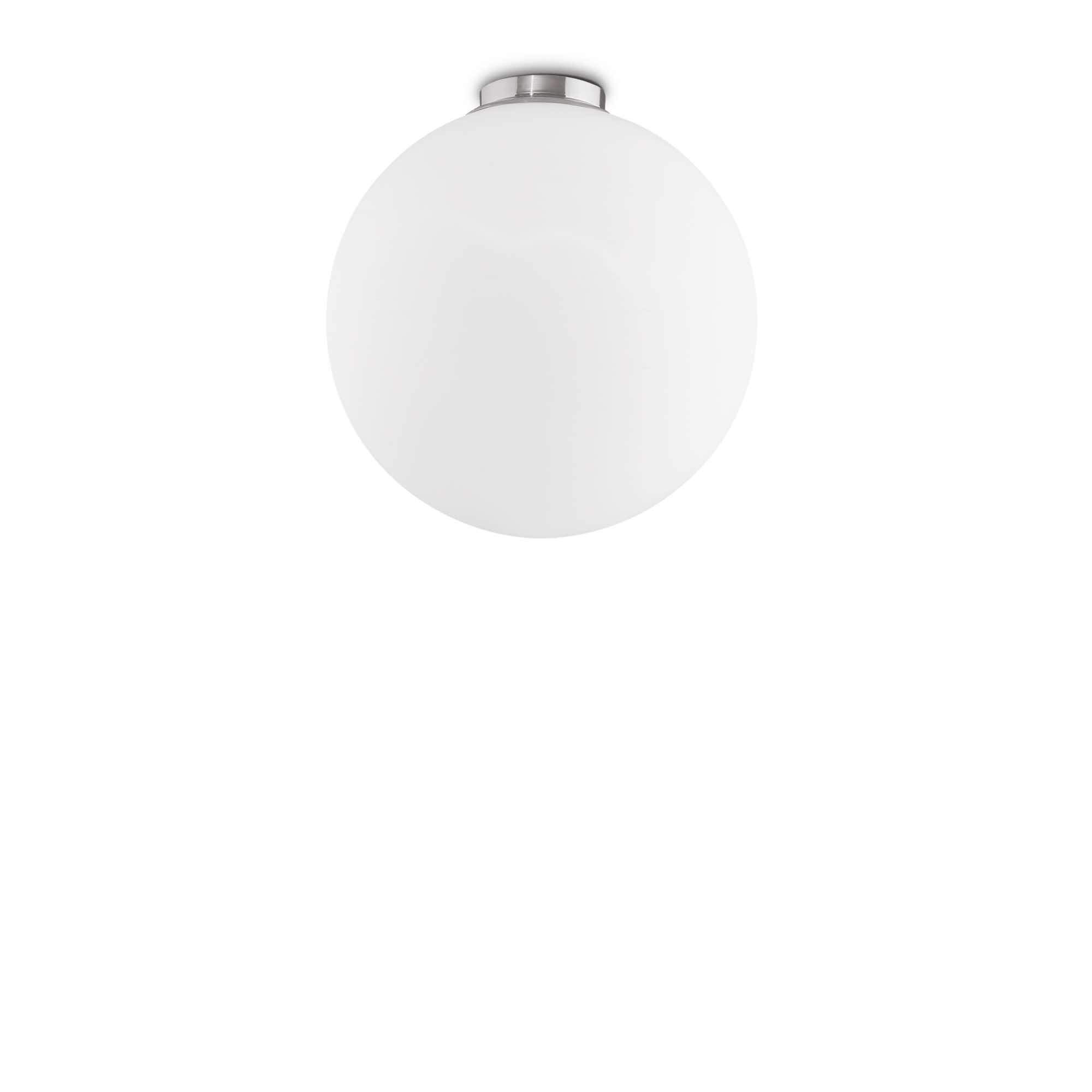 Ideal Lux  Plafonnier Blanc Mapa Bianco 1 Ampoule , Leroy Merlin