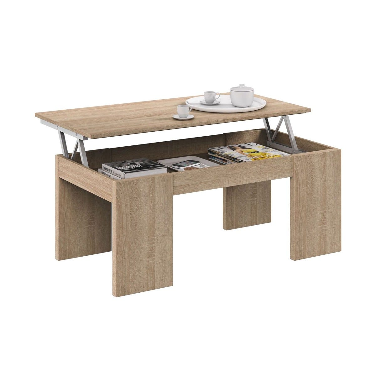 Tavolo Allungabile Tavolino Basso Contenitore Tavolino Salotto Che